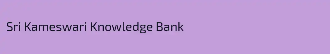 Sri Kameswari Knowledge Bank